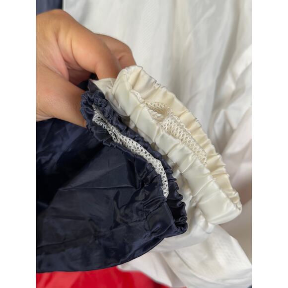 Rock Point Texas Proud Windbreaker Jacket Vintage‎ 2004 RWB Blue Red Mens Medium - Picture 10 of 10